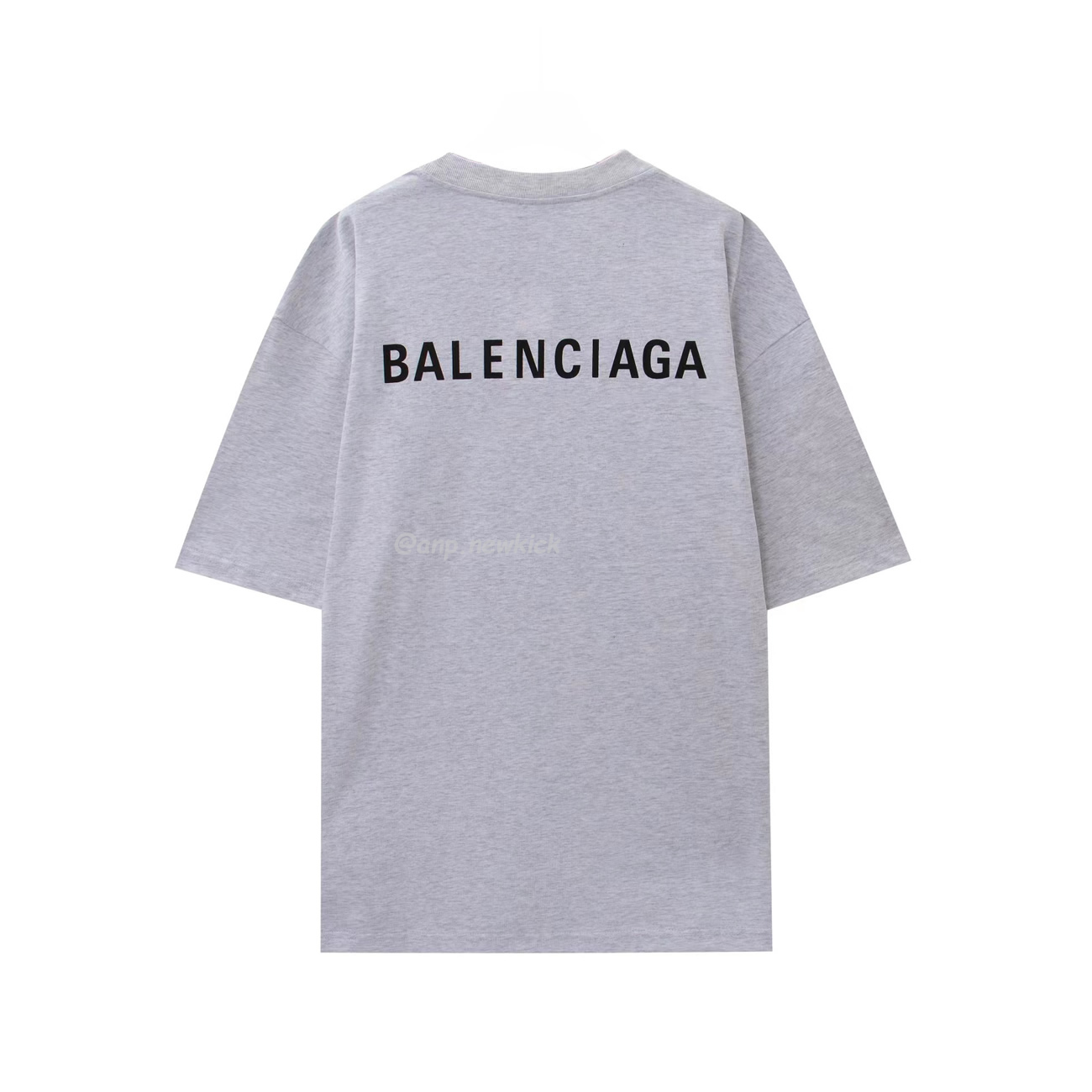 Balenciaga Logo T Shirt Grey (7) - newkick.org
